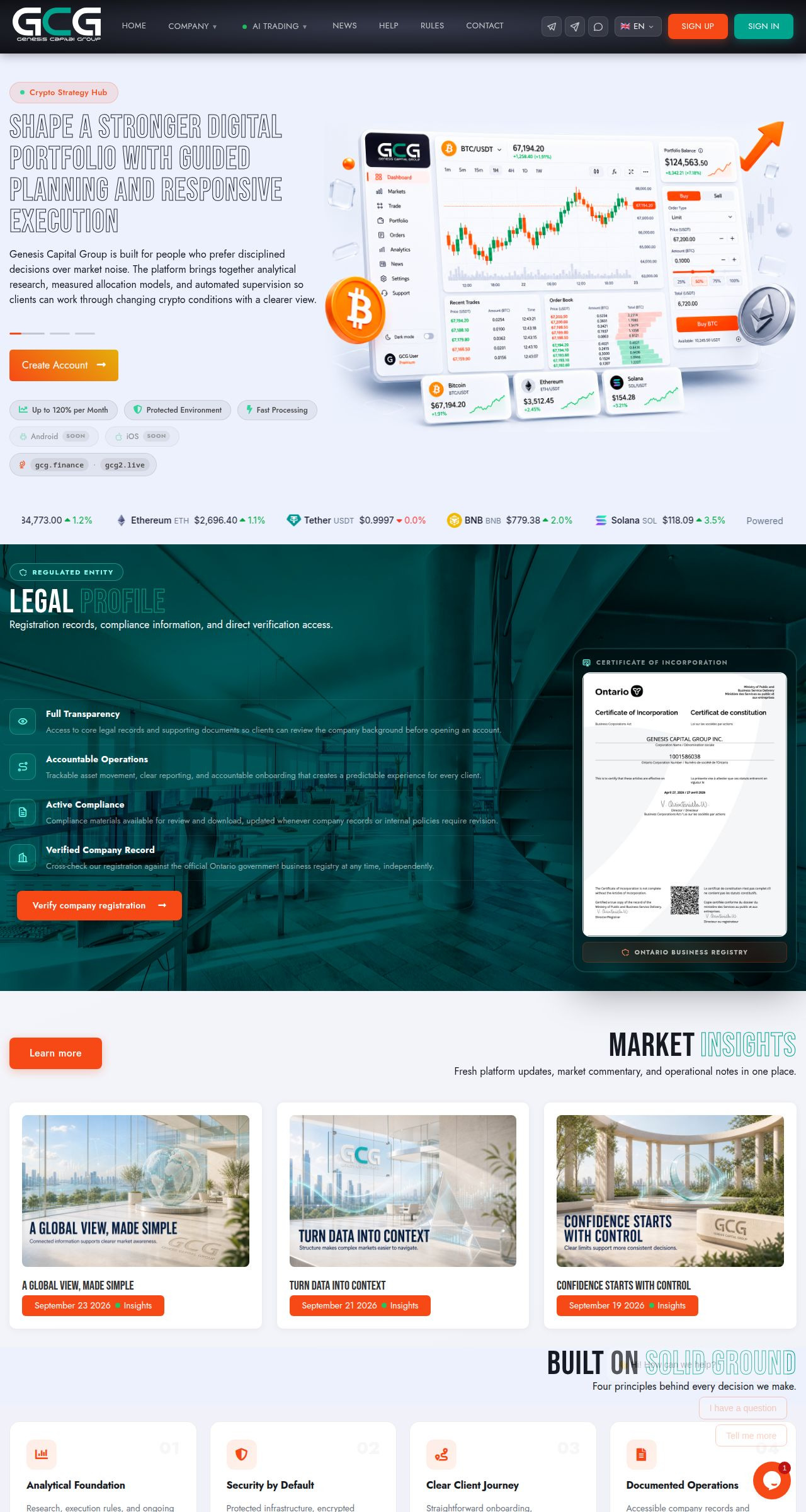 HYIP гра Genesis Capital Group