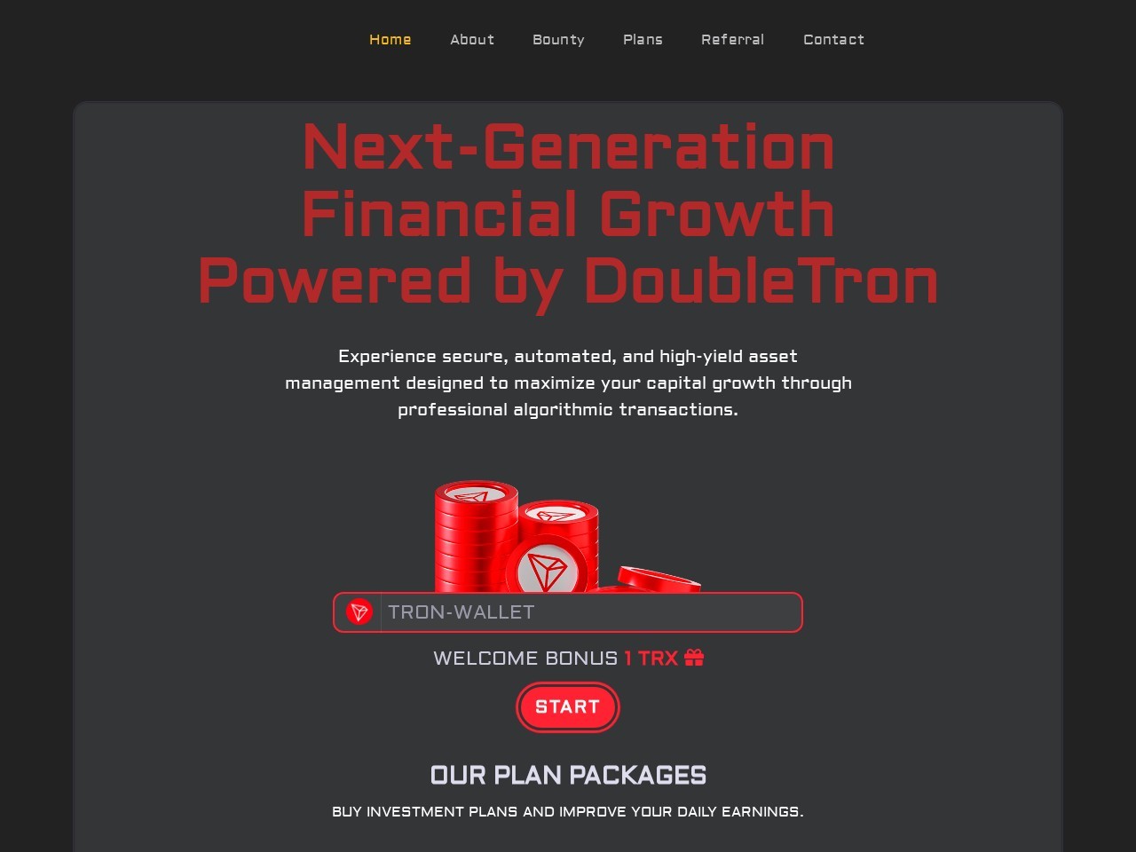 Хайп гра DoubleTron