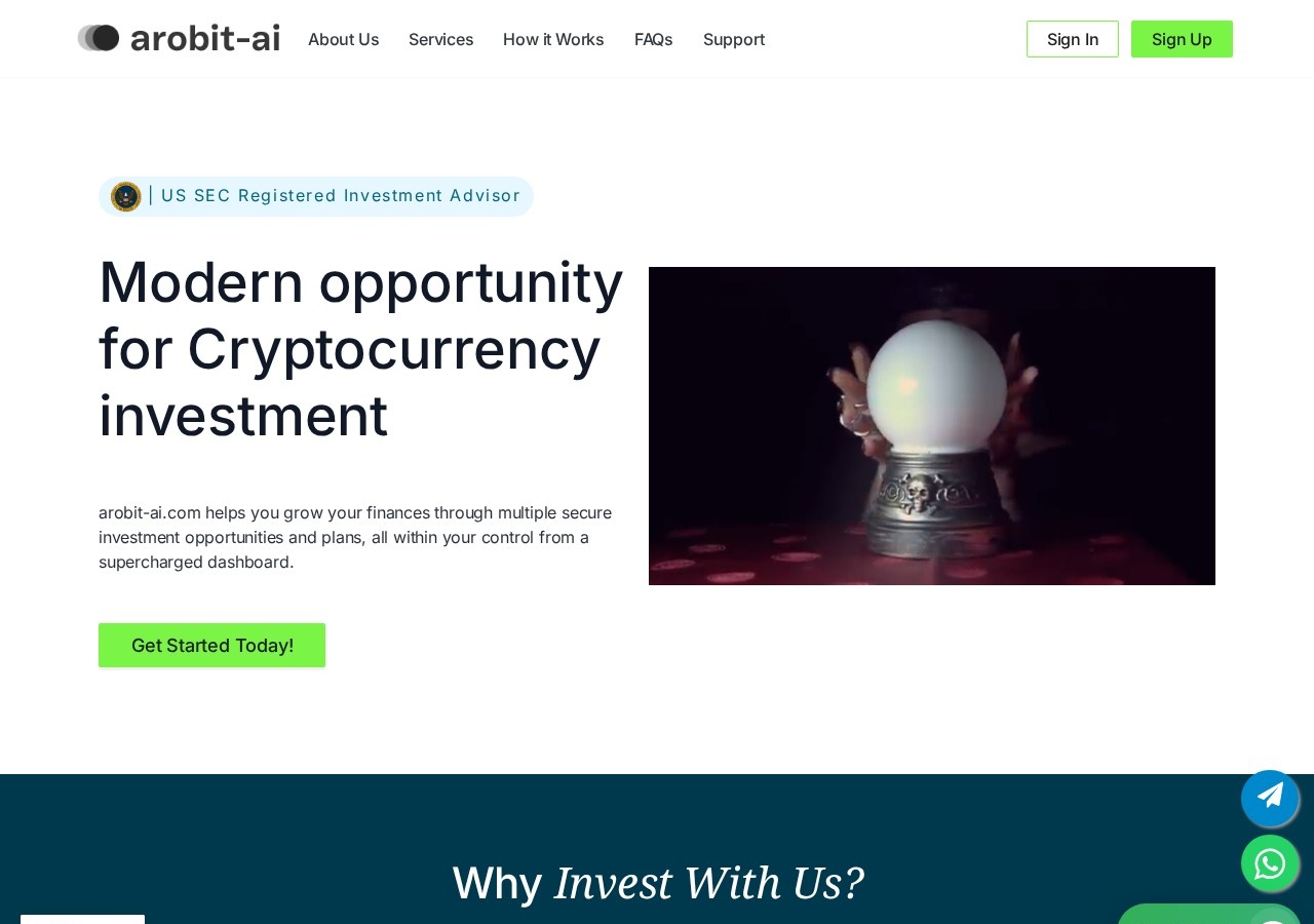 HYIP проект Arobit-ai
