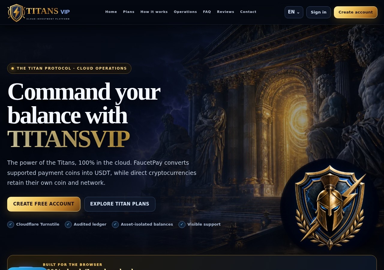 Инвестиционный проект TitansVIP