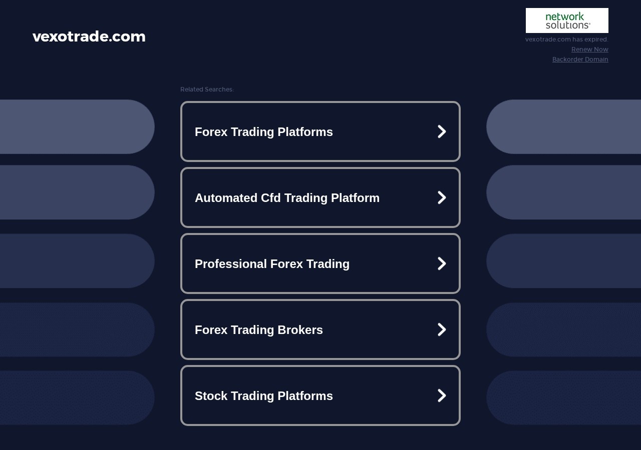 HYIP игра Vexotrade