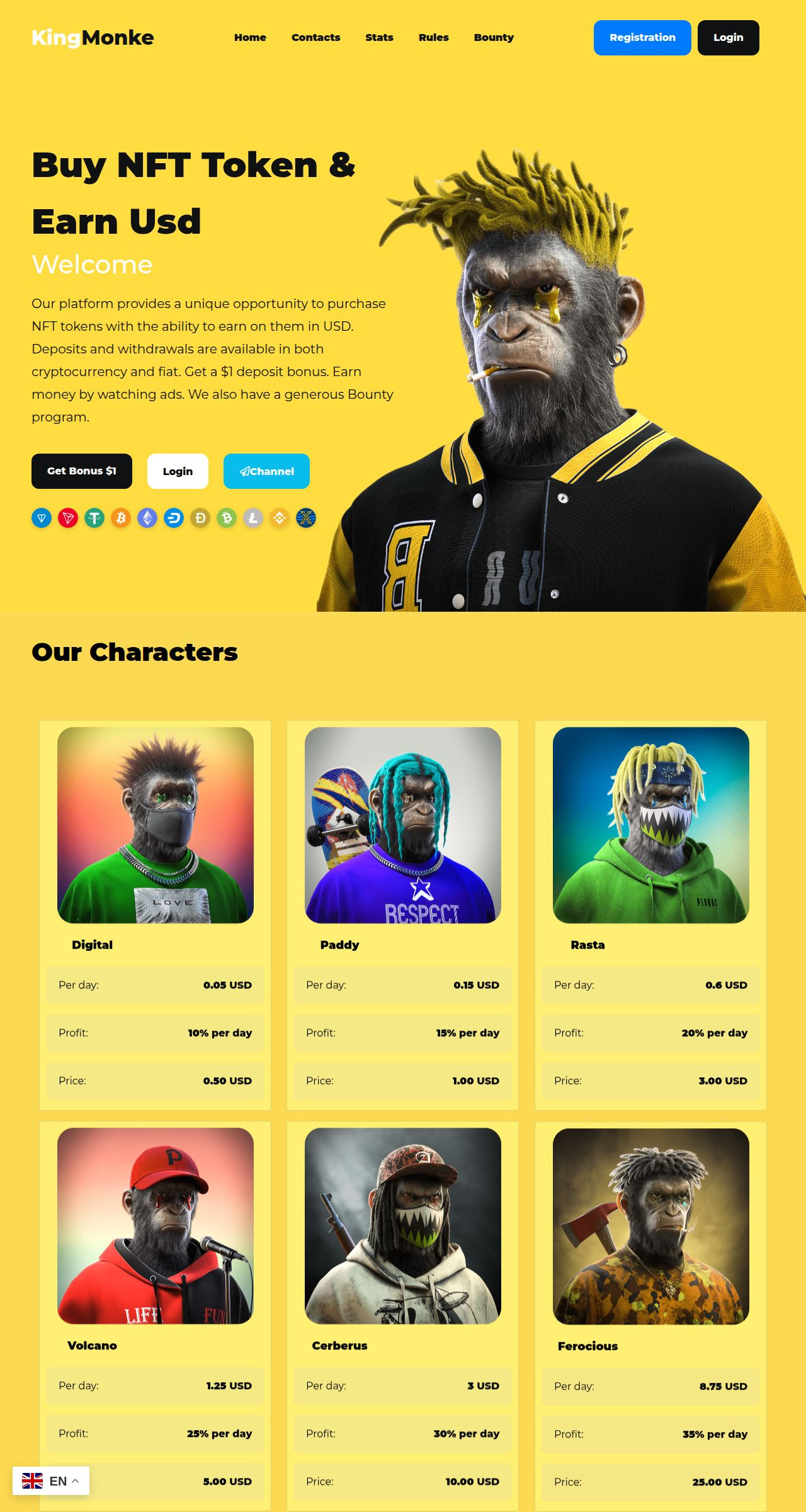 Хайп проєкт Kingmonkey
