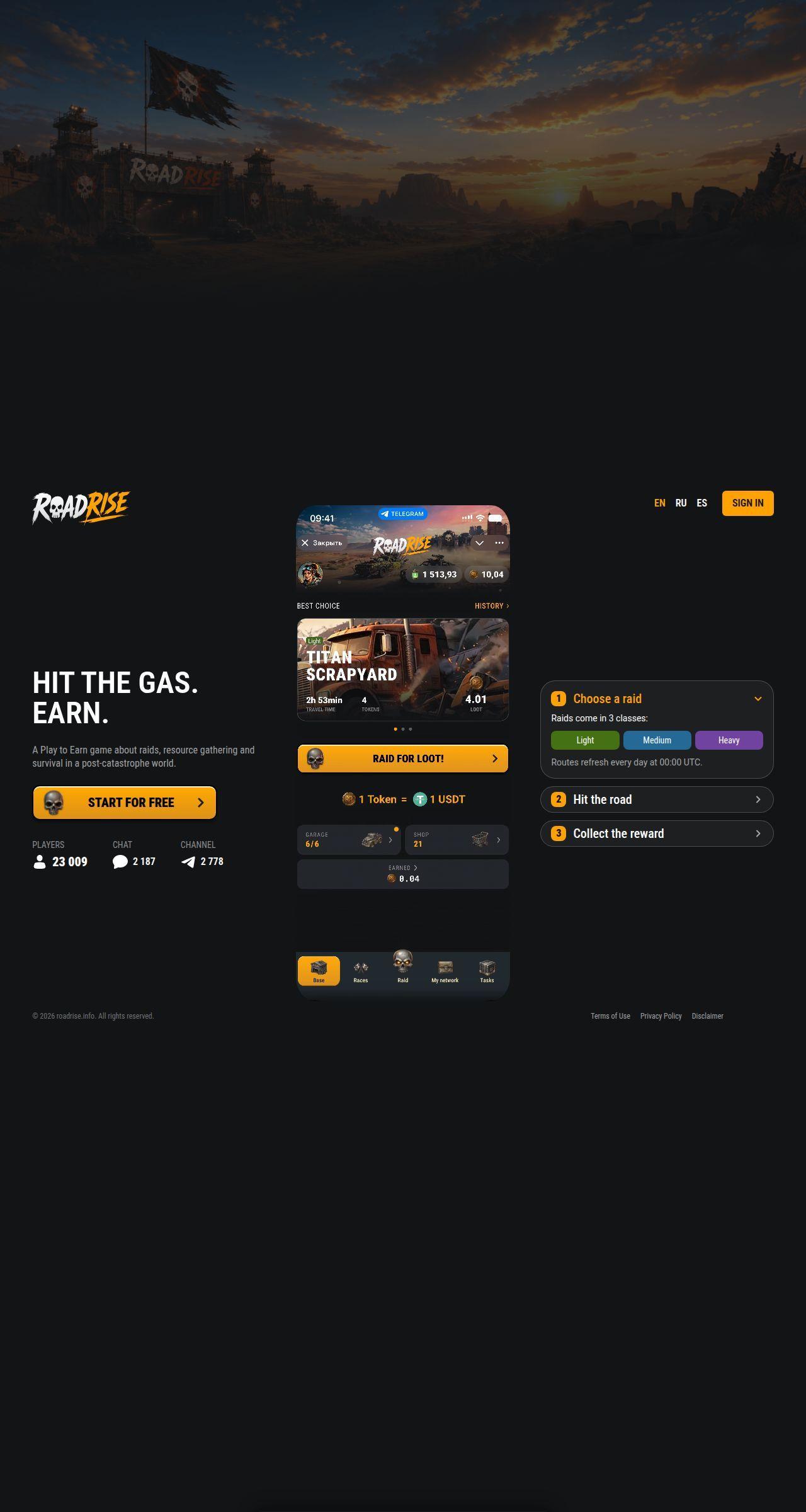 Хайп игра Roadrise Хайп игра Roadrise