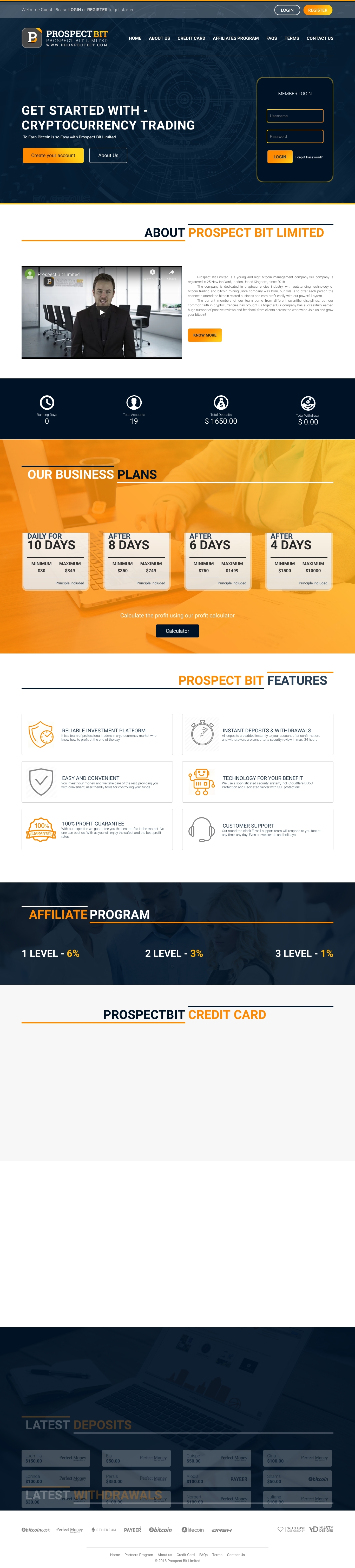 Игровой хайп проект Prospect Bit Limited Игровой хайп проект Prospect Bit Limited