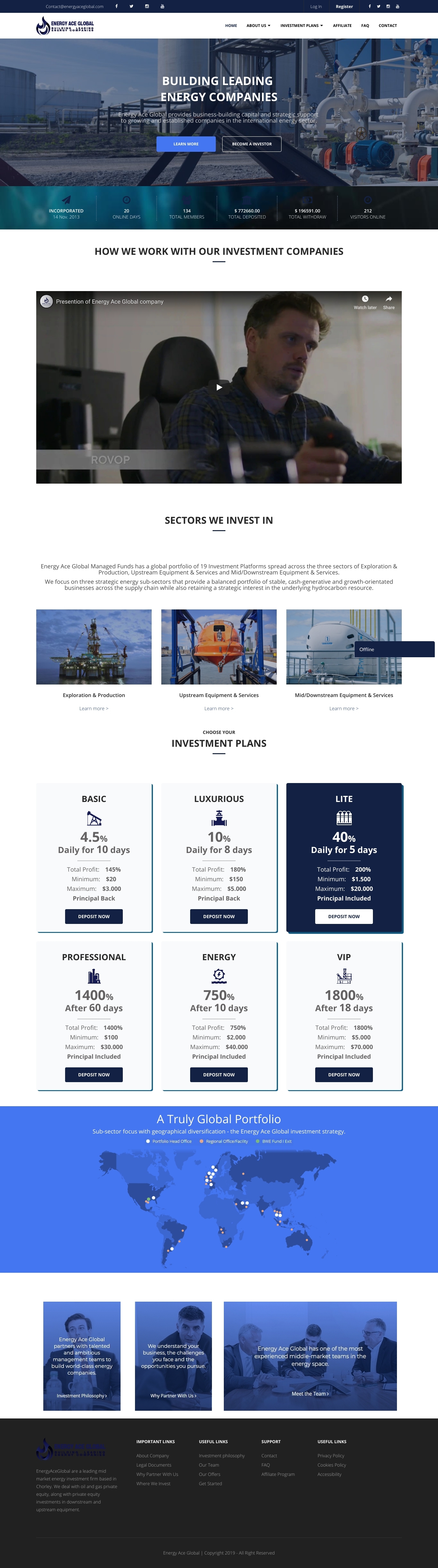 Инвестиционный хайп Energyaceglobal Инвестиционный хайп Energyaceglobal