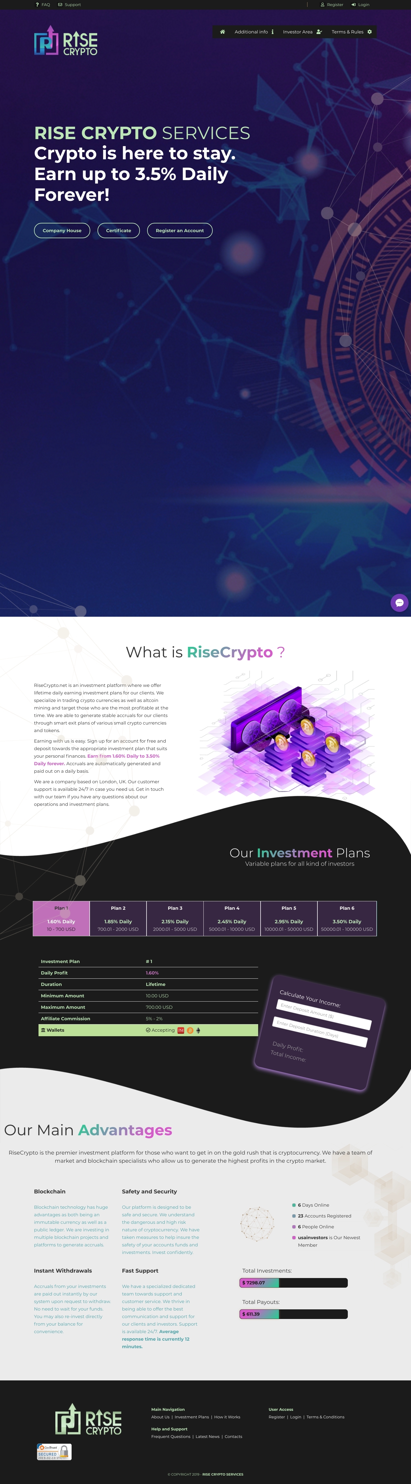 Хайп удвоитель Risecrypto Хайп удвоитель Risecrypto