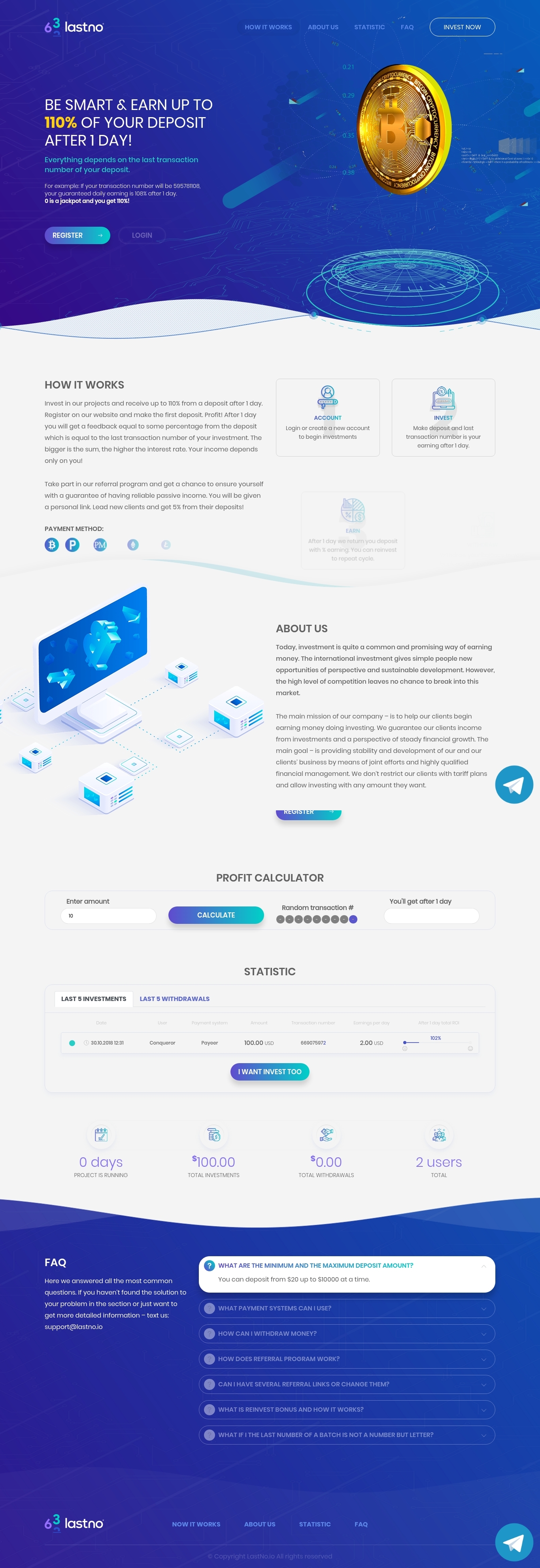 Инвестиционный проект Lastno Инвестиционный проект Lastno