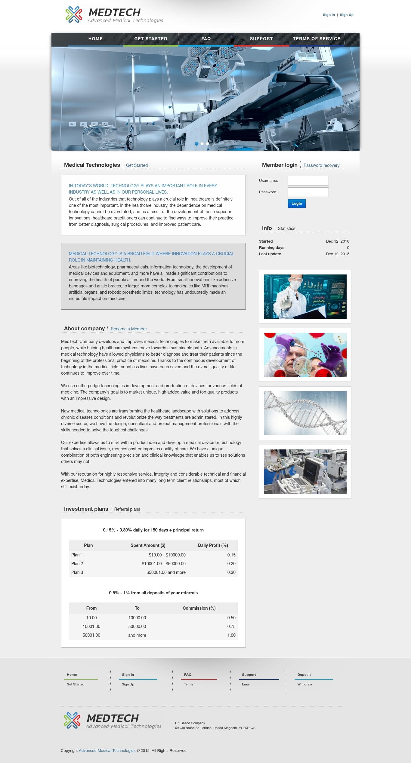 Инвестиционный проект Medtech Инвестиционный проект Medtech