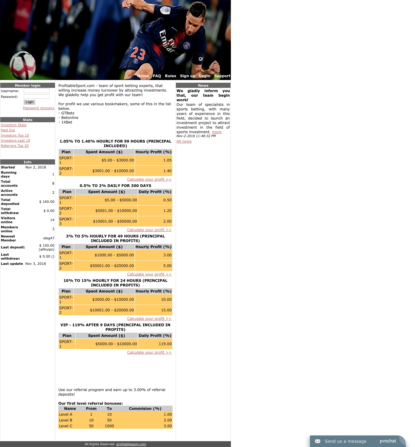 Хайп ProfitableSport Хайп ProfitableSport