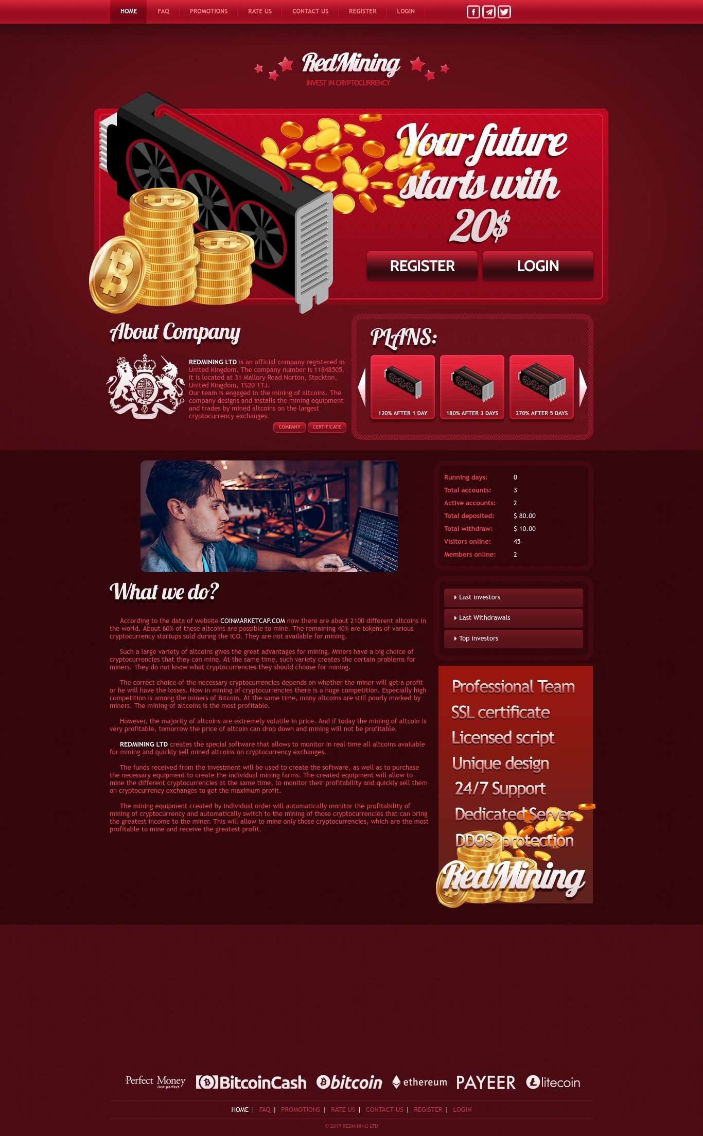 Хайп Redmining Ltd Хайп Redmining Ltd