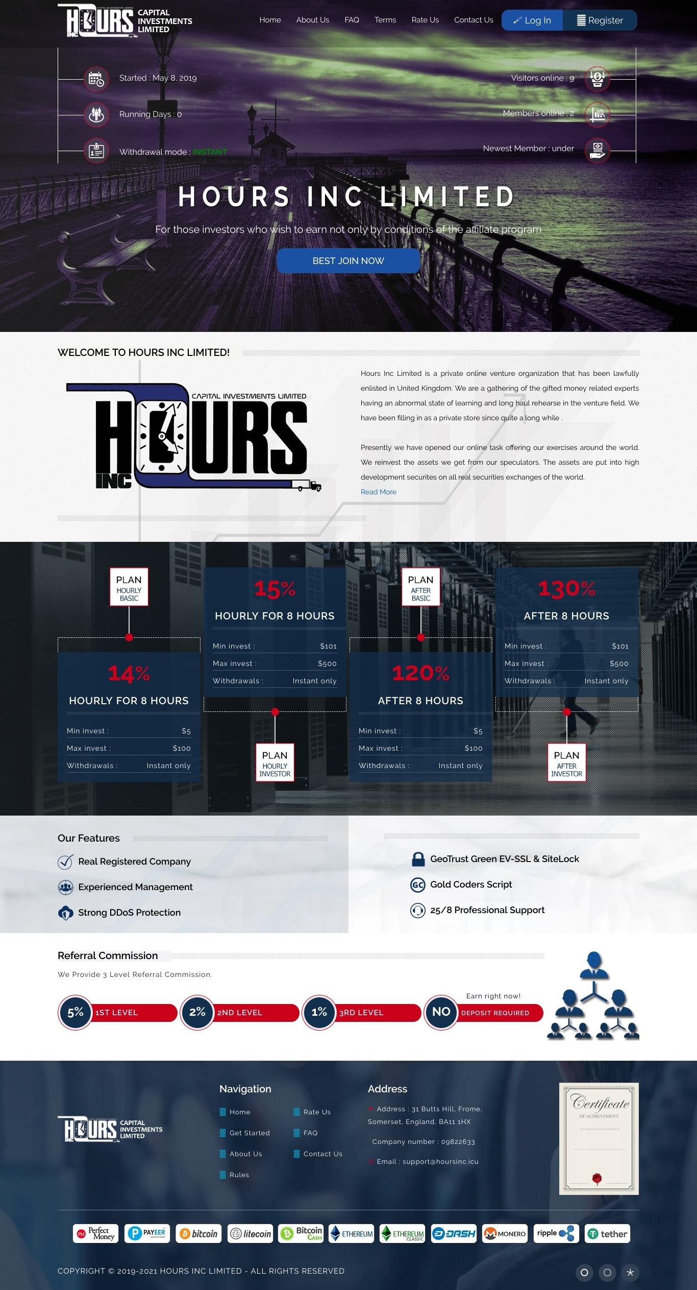 Инвестиционный проект Hoursinc Инвестиционный проект Hoursinc