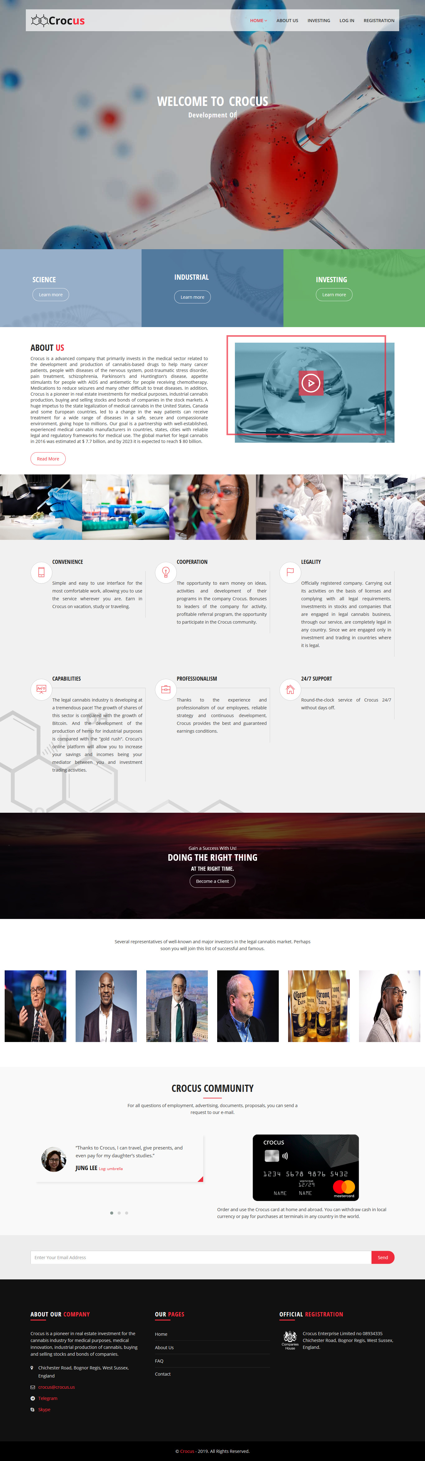 Инвестиционный проект Crocus