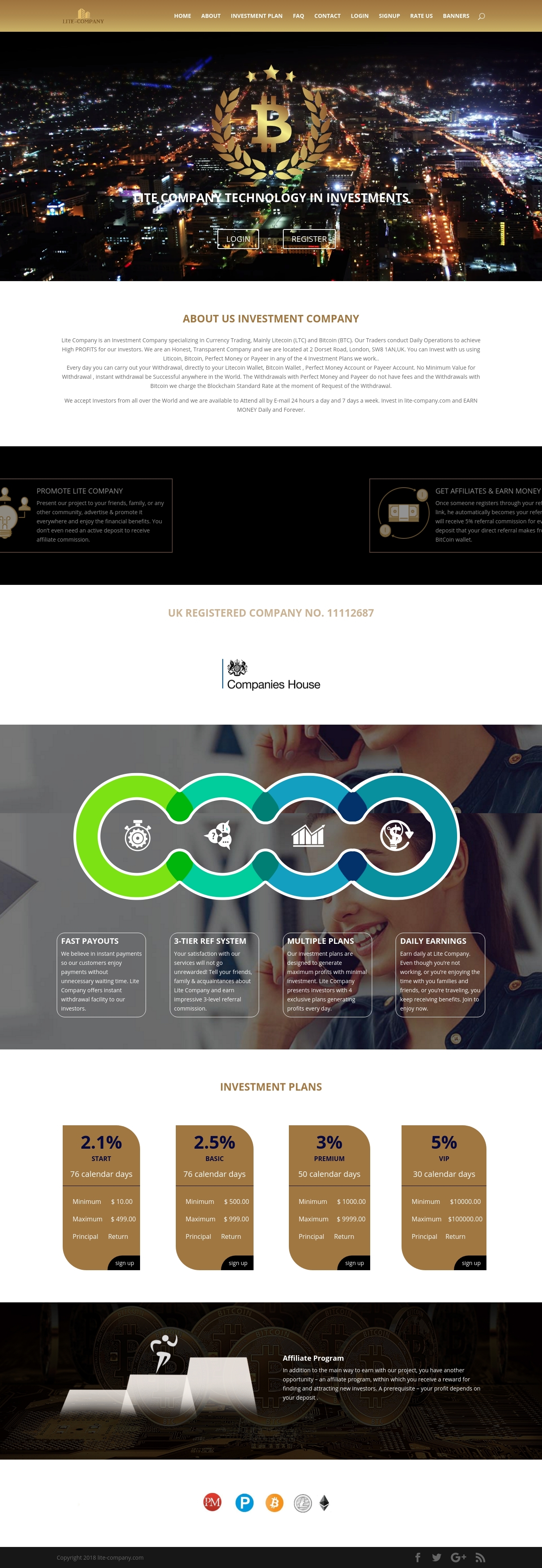 HYIP проект Lite-Company