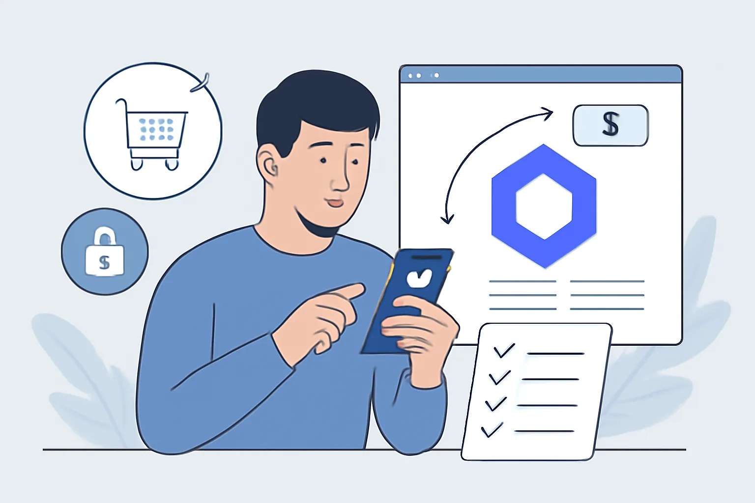 Як безпечно купити Chainlink: покроковий посібник