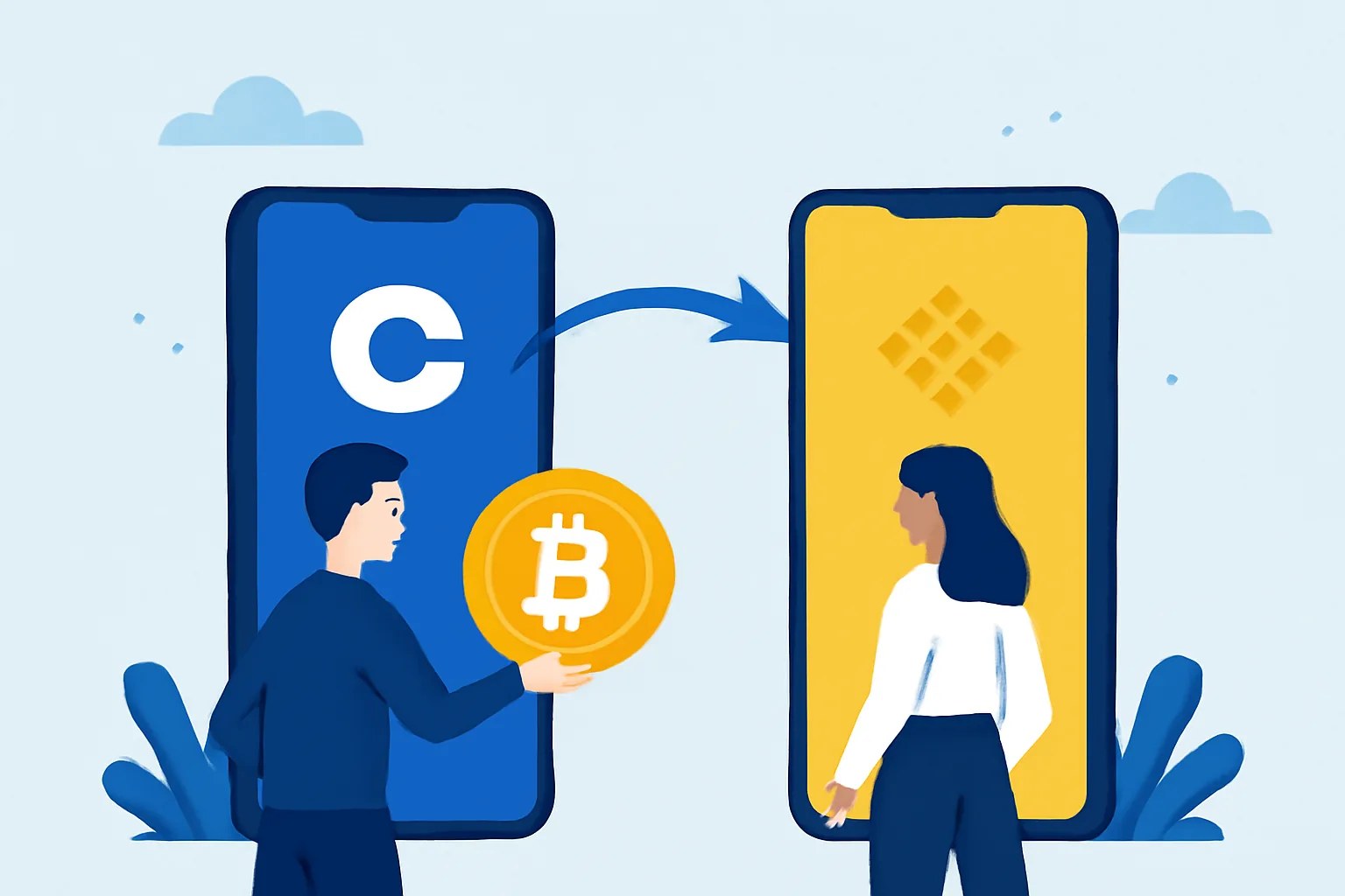 Як перевести криптовалюту з Coinbase на Binance