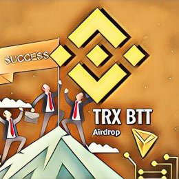 Перший TRX BTT Airdrop від біржі Binance отримано
