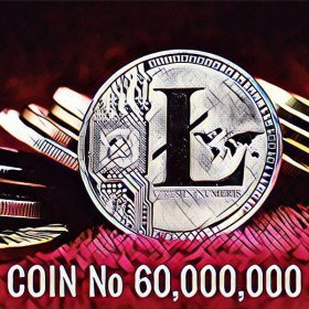 Видобуто ювілейну 60-мільйонну монету Litecoin Видобуто ювілейну 60-мільйонну монету Litecoin