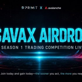 Primit розігрує $100 000 в AVAX за торгівлю ончейн-безстроковими контрактами