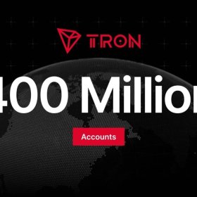 TRON перевищив 400 мільйонів акаунтів, а загальний обсяг переказів наближається до $30 трлн