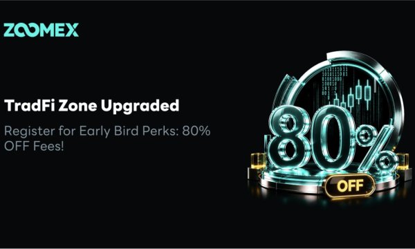 Zoomex запускає оновлення TradFi Zone з кампанією Early Bird і знижкою 80% на комісії Zoomex запускає оновлення TradFi Zone з кампанією Early Bird і знижкою 80% на комісії