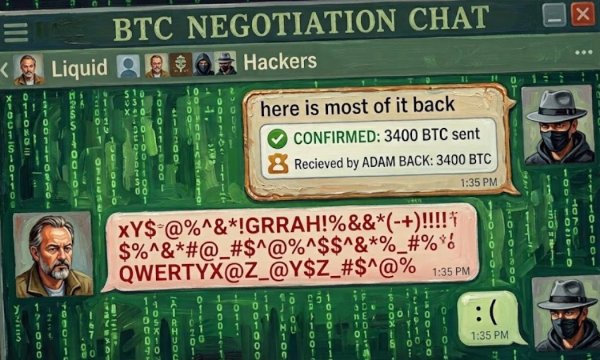 Liquid повернула 3400 BTC після переговорів у блокчейні; «білі хакери» залишили собі 598,5 BTC
