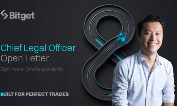 Bitget CLO Marks 8th Anniversary With Open Letter on Trust, Security and Compliance Bitget CLO Marks 8th Anniversary With Open Letter on Trust, Security and Compliance