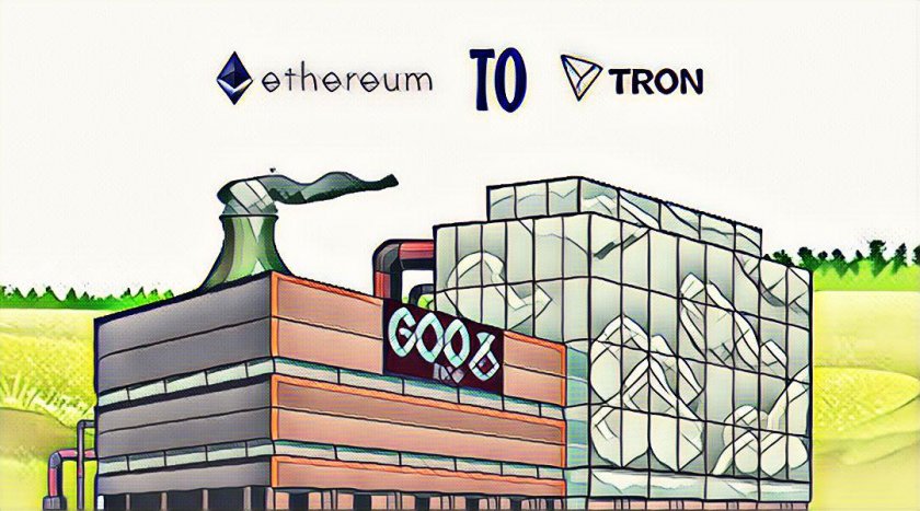 Застосунок EtherGoo перейшов з Ethereum на блокчейн Tron