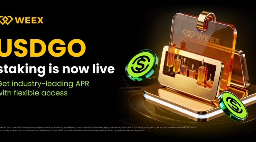WEEX запустила гнучкий стейкінг USDGO зі ставкою до 20% річних WEEX запустила гнучкий стейкінг USDGO зі ставкою до 20% річних