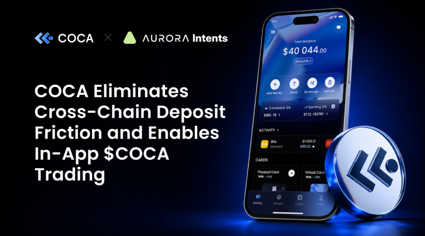 COCA додає крос-чейн депозити стейблкоїнів через Aurora Intents COCA додає крос-чейн депозити стейблкоїнів через Aurora Intents