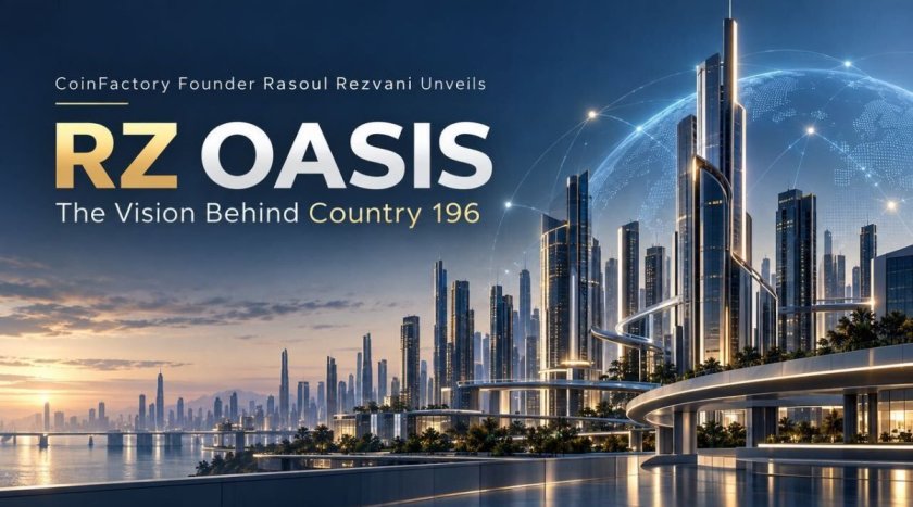 Засновник CoinFactory Расул Резвані представив концепцію RZ Oasis