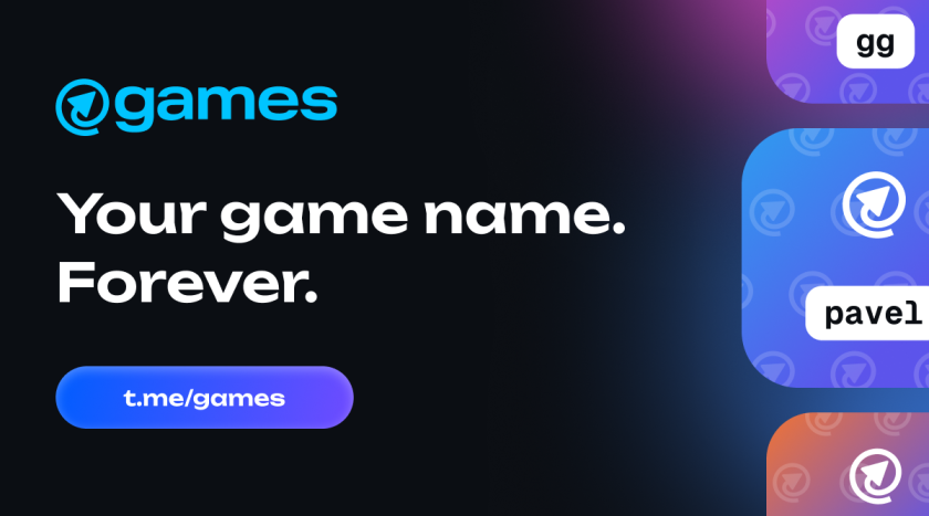 @games запускає імена ігор для децентралізованих ігор та профілів на TON