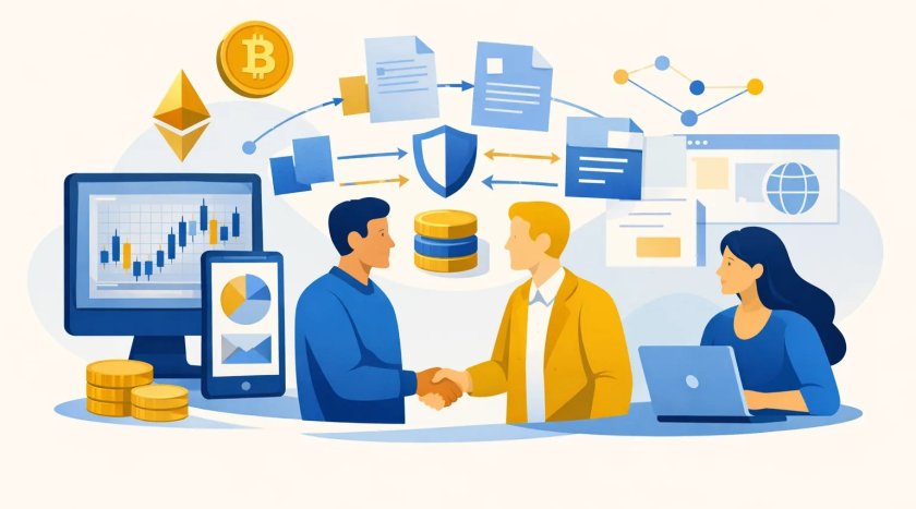 Передача даних криптобіржею партнерам